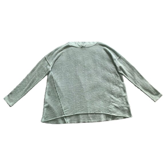 AMERICAN EAGLE Womens Light Blue Soft & Sexy Plush Slouchy Oversized Hoodie Sz S - Picture 5 of 9